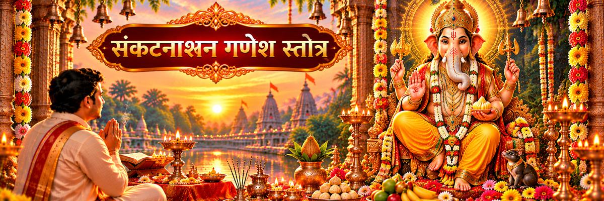 Sankat Nashan Ganesh Stotra (Pranamya Shirasa Devam)